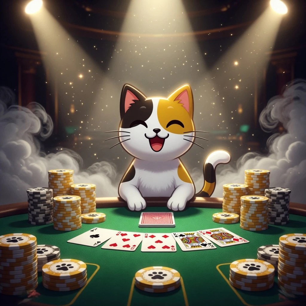 Landscape | Description: Live casino dealer at a baccarat table under professional studio lighting, viewed from a player's perspective on a mobile screen